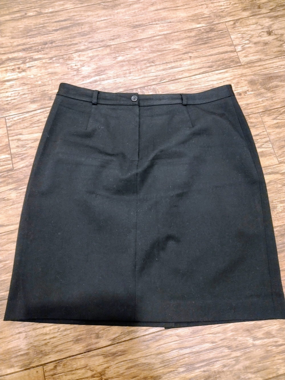HOTTT Classic Talbots Black Tailored Pencil Skirt Size 14